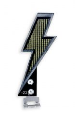 AC/DC Lightning Bolt Bracket with Reinforced Plastic